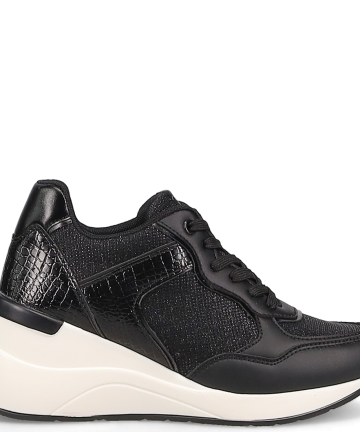 100000101014 1 360x432 - Μαύρο sneaker με κορδόνια